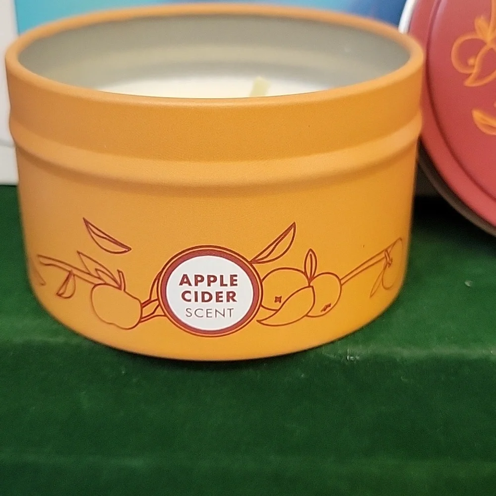 Mrs. Meyer's Apple Cider Scented Soy Candle 82g New In Can